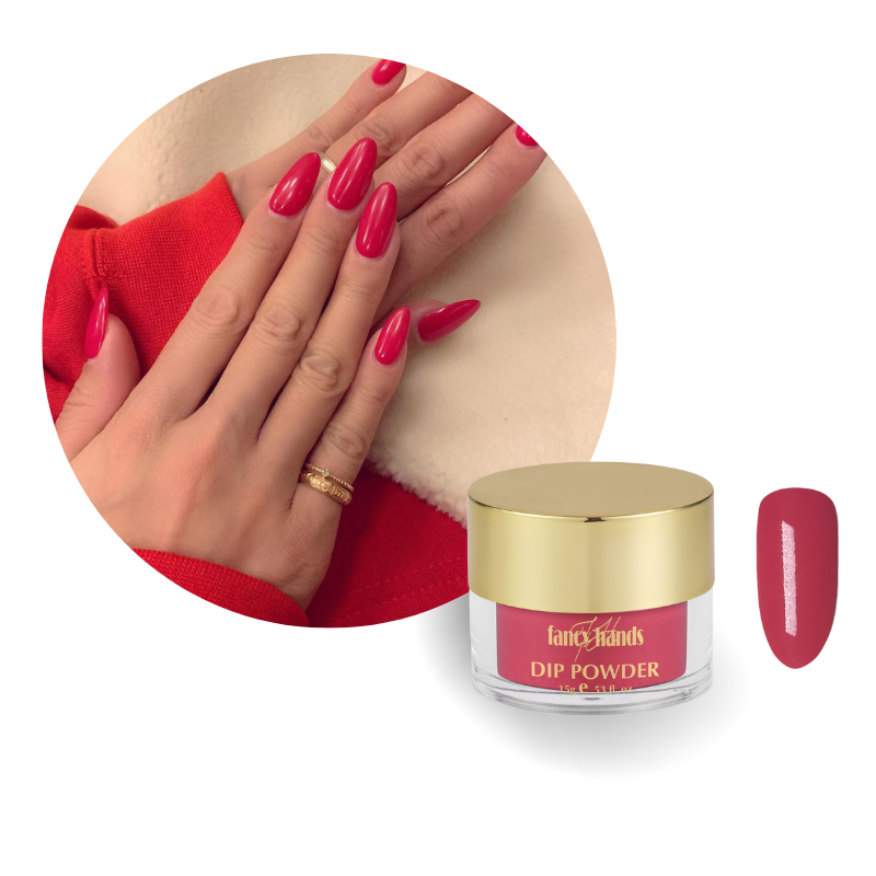 Pinky Red Fancy No. 271 Dipping Powder Farbe