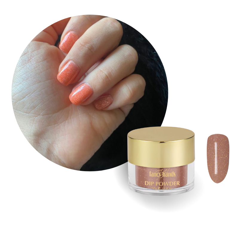 Peachy Vibes Fancy No. 487 Dipping Powder Color 